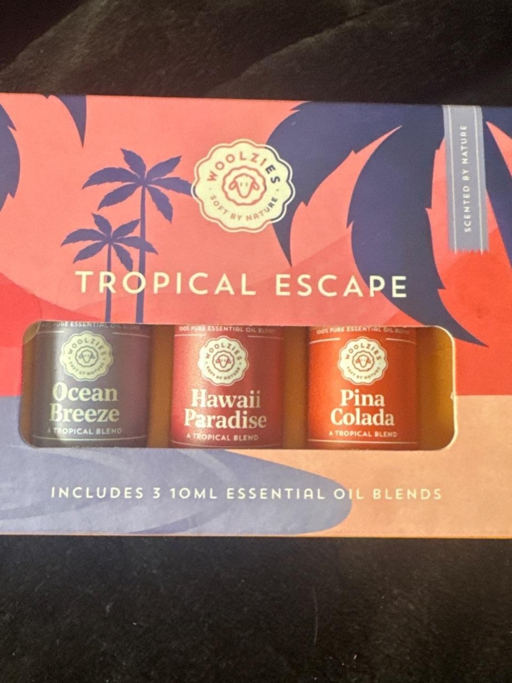 Woolzies Tropical Escape Essential Oil Blend Trio - Coral & Navy